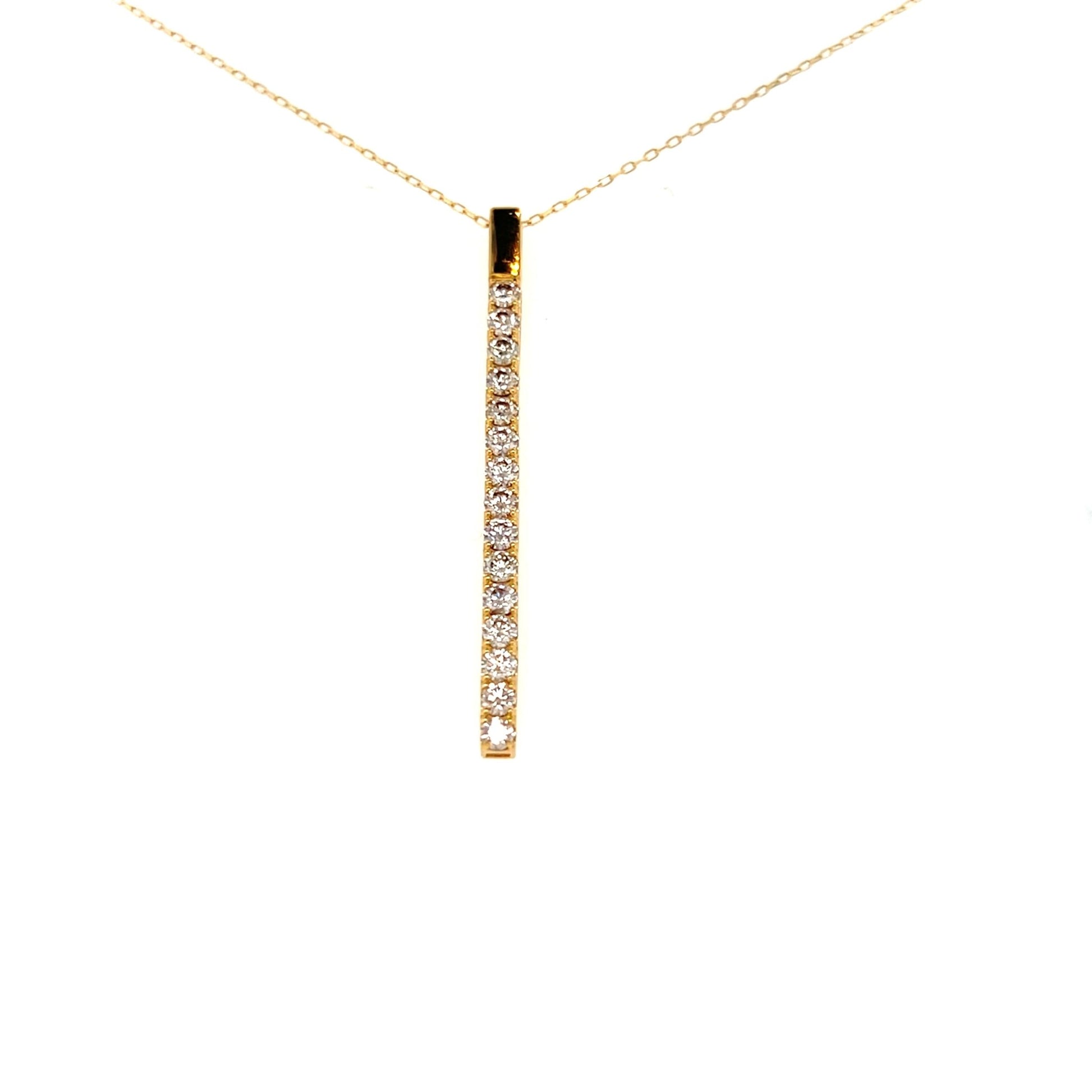HC Row Necklace 1ct - JMW Jewelry Wholesale