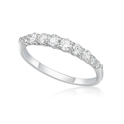 HC Side Heart Gradual Dia Ring 0.5ct - JMW Jewelry Wholesale