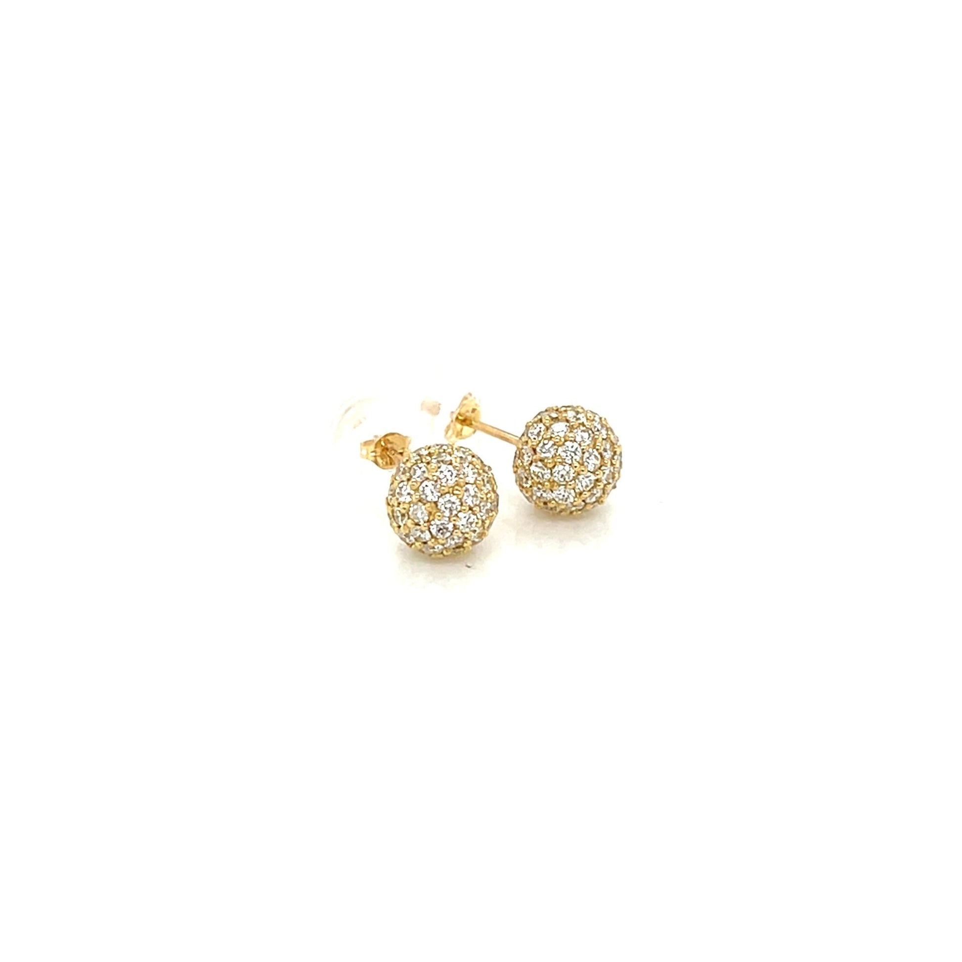 HC Sphere Earrings 1ct - JMW Jewelry Wholesale