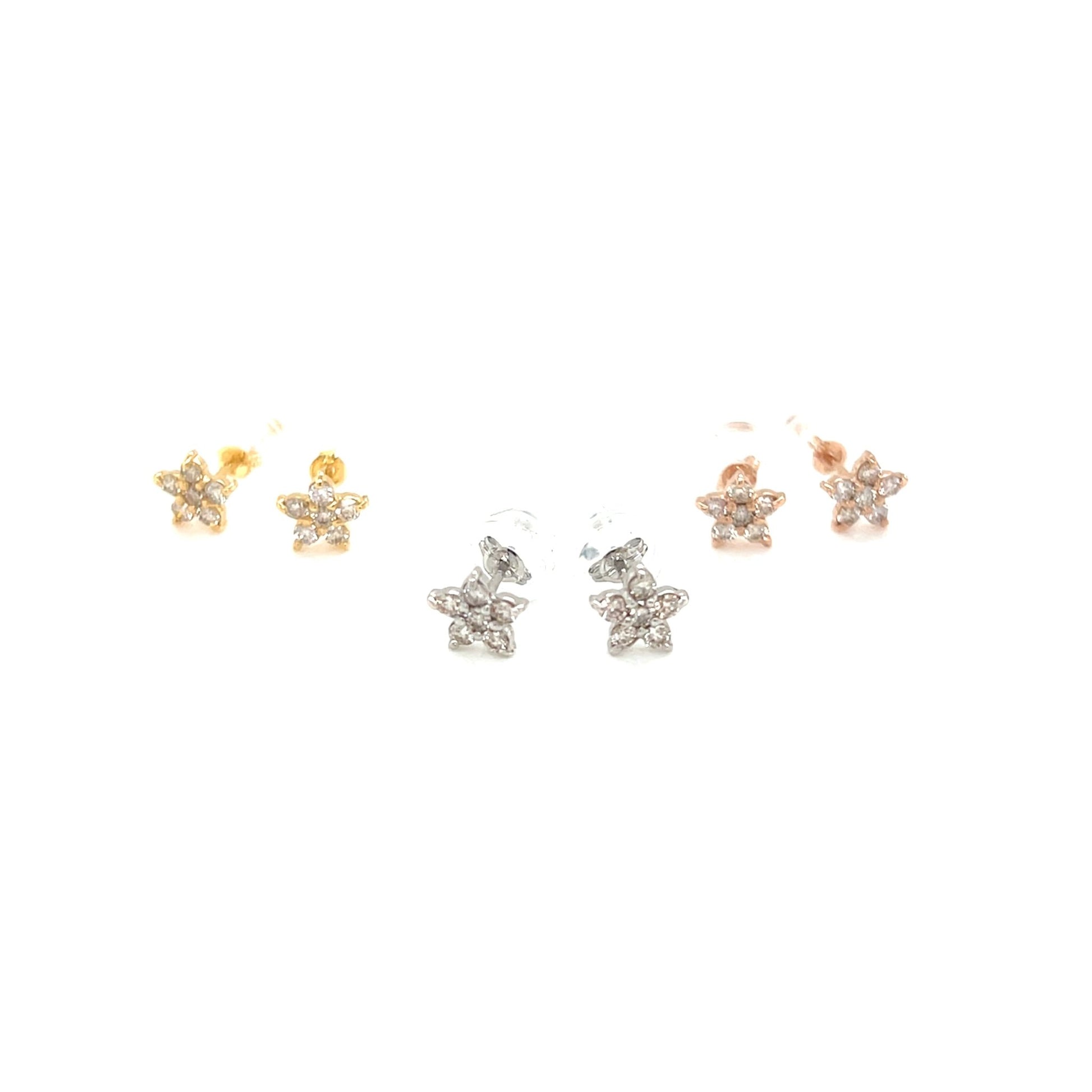 HC Star Earrings 0.2ct - JMW Jewelry Wholesale
