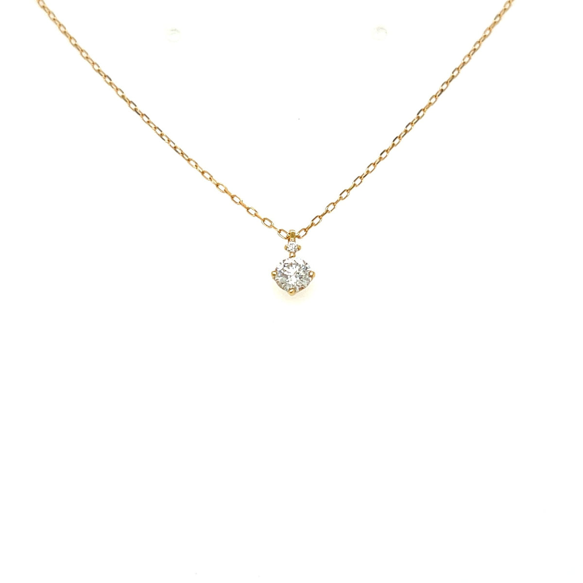 HC Waterdrop Dangle Dia Necklace 0.2/0.03ct - JMW Jewelry Wholesale