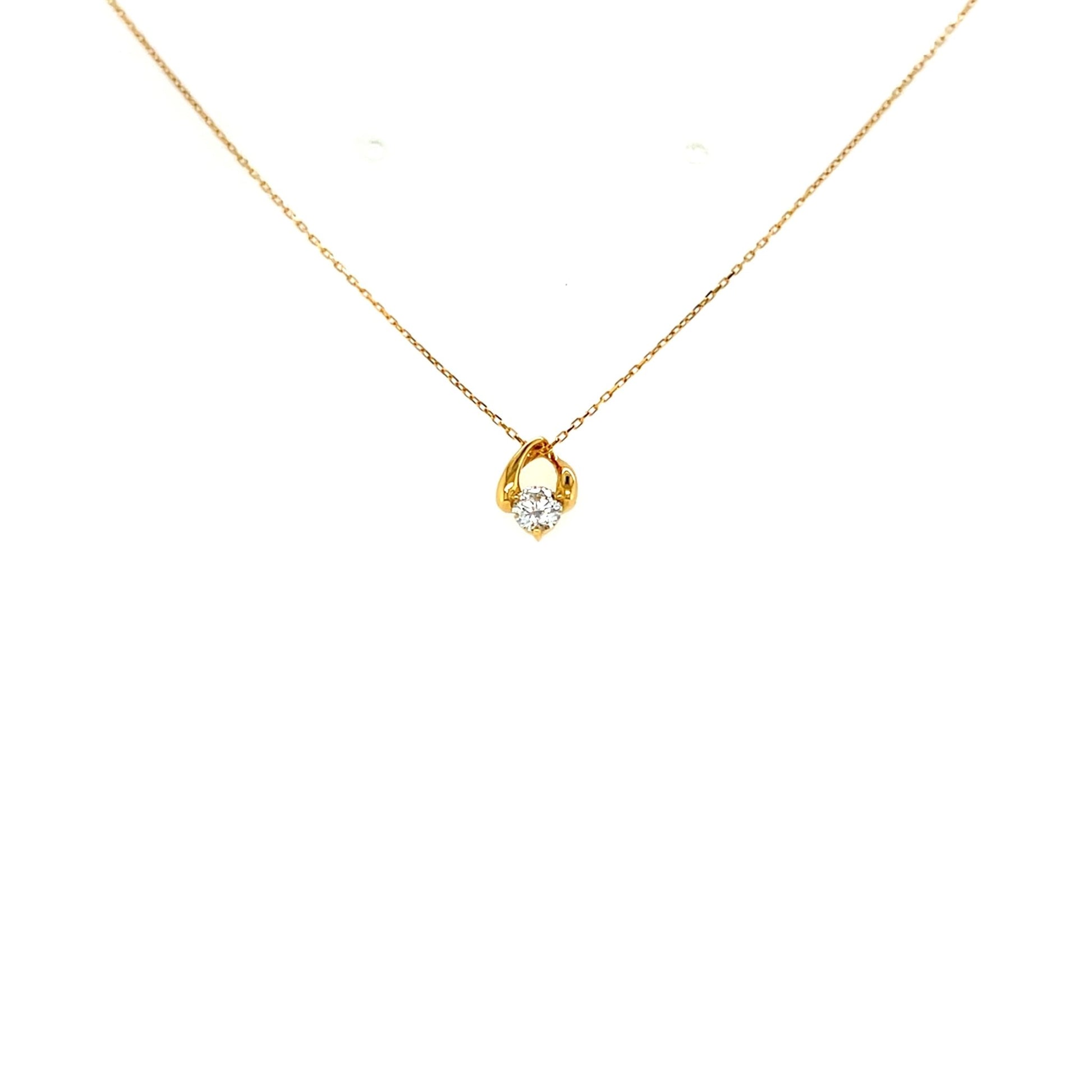 HC Waterdrop Rhombus Necklace 0.15ct - JMW Jewelry Wholesale
