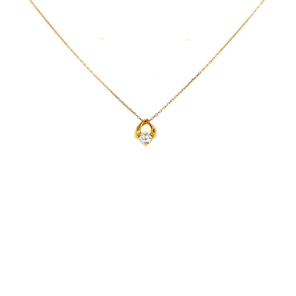 HC Waterdrop Rhombus Necklace 0.15ct - JMW Jewelry Wholesale