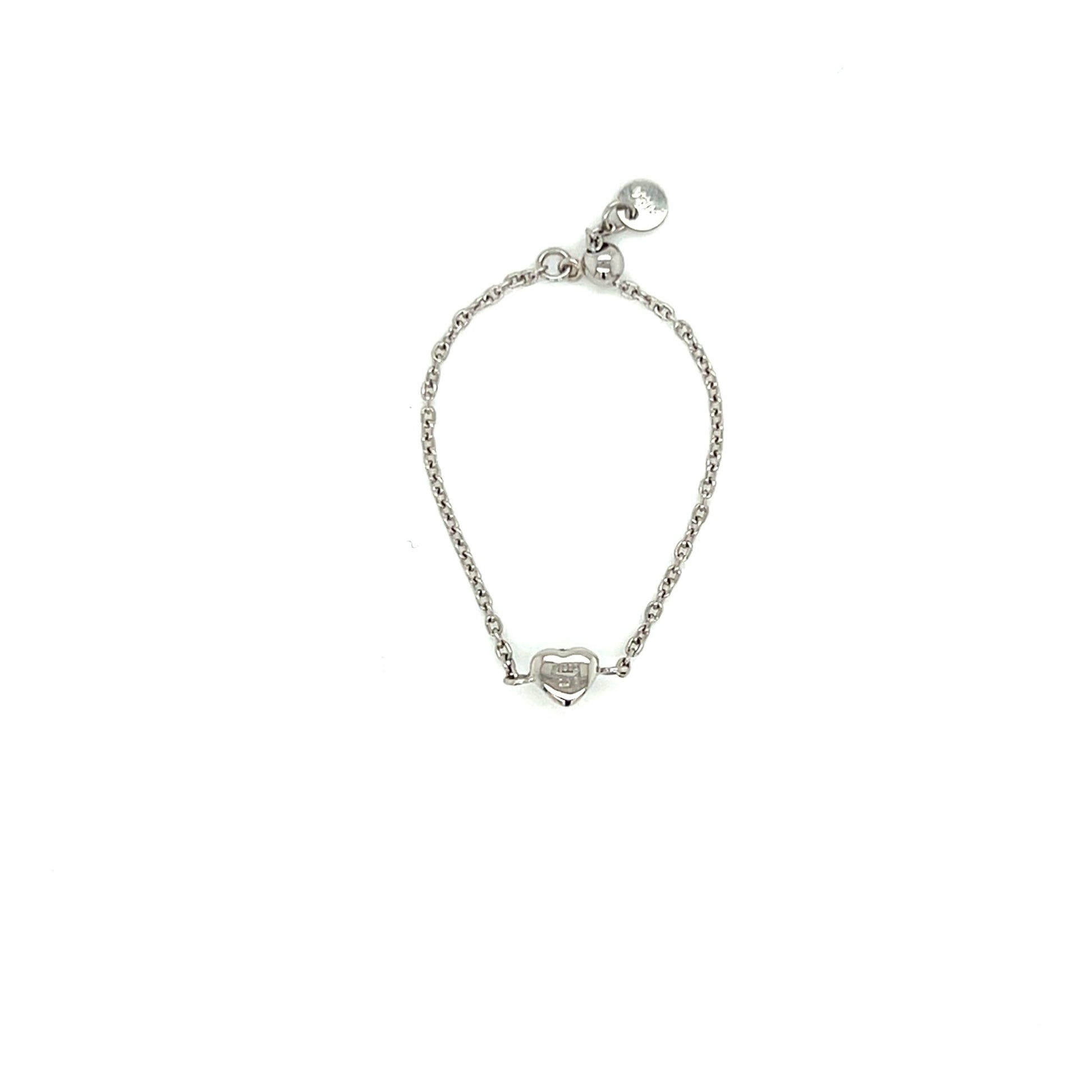 Heart Shape Chain Ring 0.08ct - JMW Jewelry Wholesale