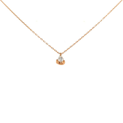 Heart - shaped Dia Heart M Necklace 0.14ct - JMW Jewelry Wholesale