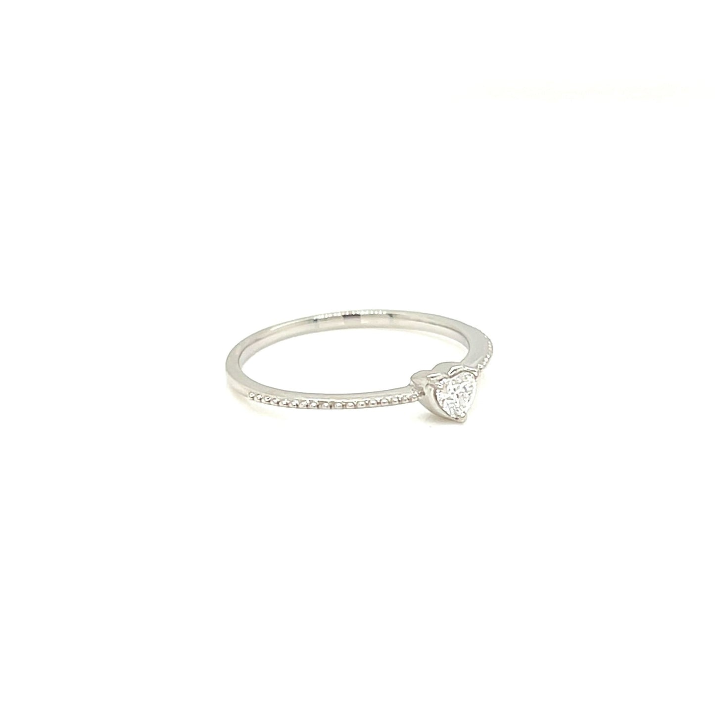 Heart shaped Dia Saw ring 0.12ct - JMW Jewelry Wholesale