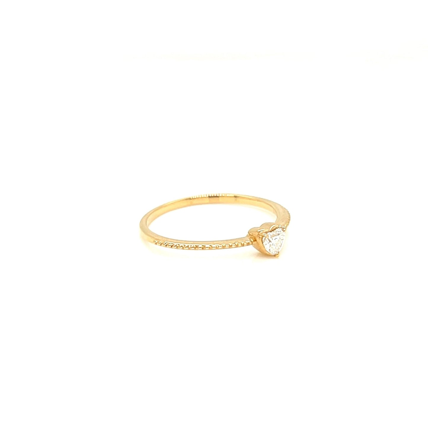 Heart shaped Dia Saw ring 0.12ct - JMW Jewelry Wholesale