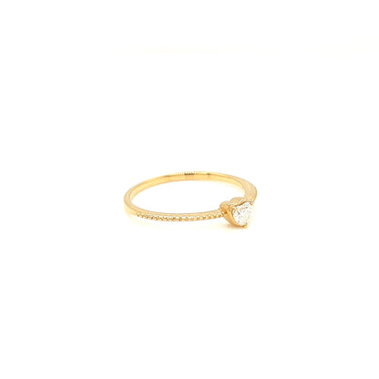 Heart shaped Dia Saw ring 0.12ct - JMW Jewelry Wholesale