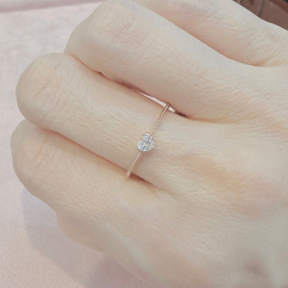 Heart shaped Dia Saw ring 0.12ct - JMW Jewelry Wholesale