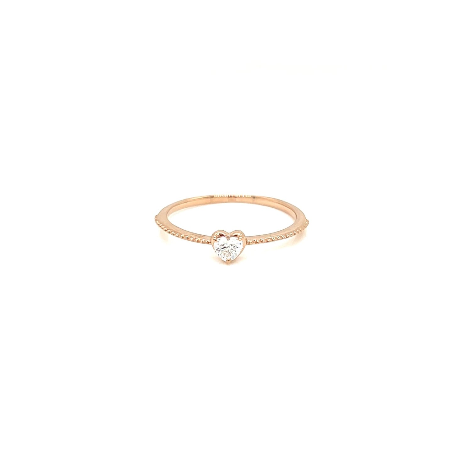 Heart shaped Dia Saw ring 0.12ct - JMW Jewelry Wholesale
