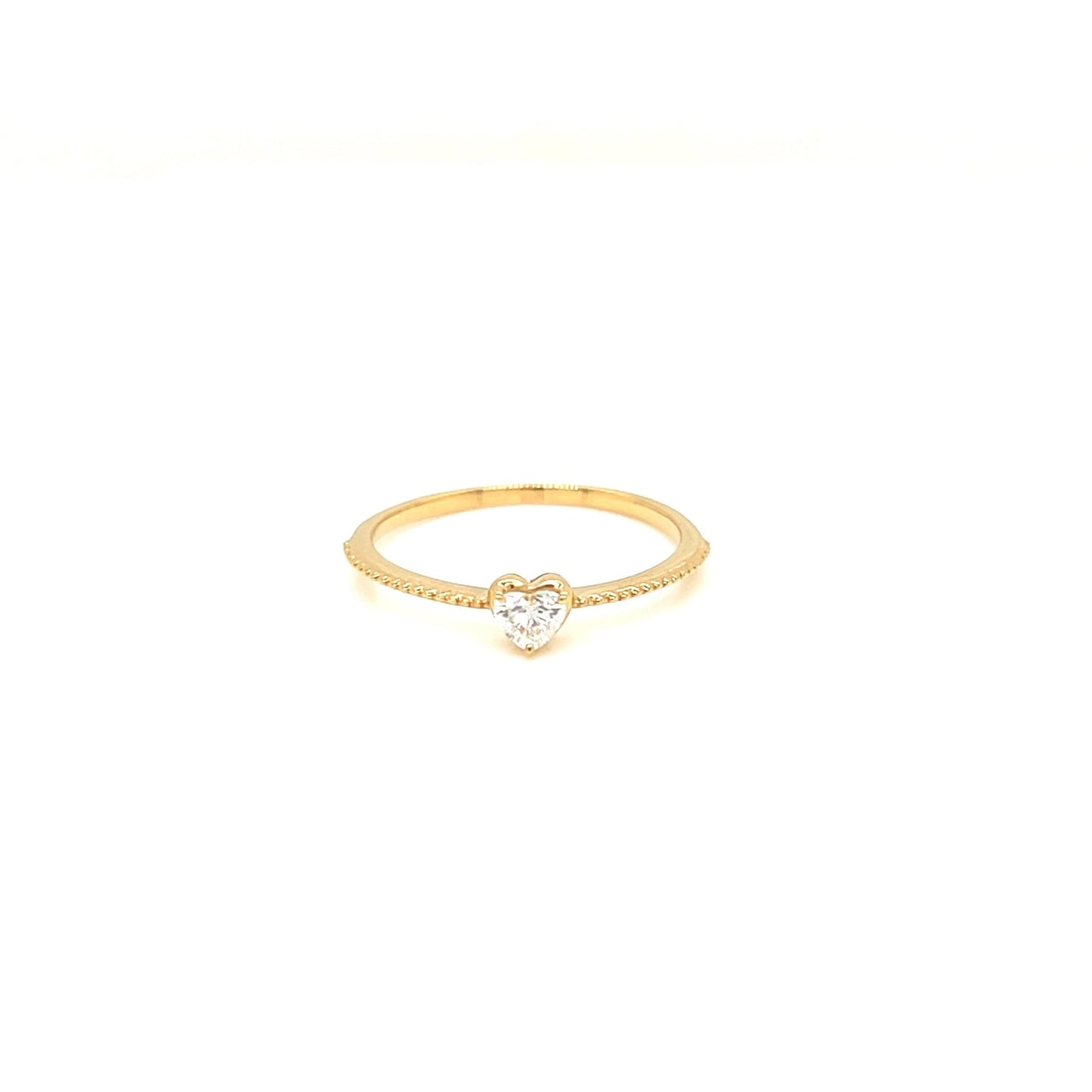 Heart shaped Dia Saw ring 0.12ct - JMW Jewelry Wholesale