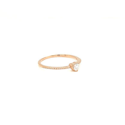 Heart shaped Dia Saw ring 0.12ct - JMW Jewelry Wholesale