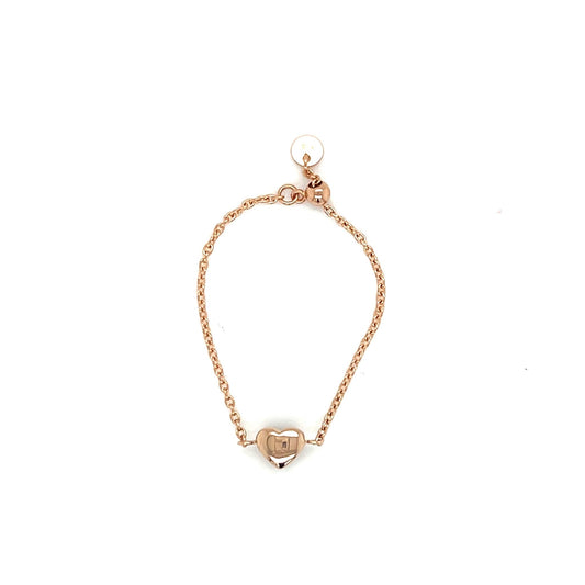 Heart Shaped Tanzanite Chain Ring - JMW Jewelry Wholesale