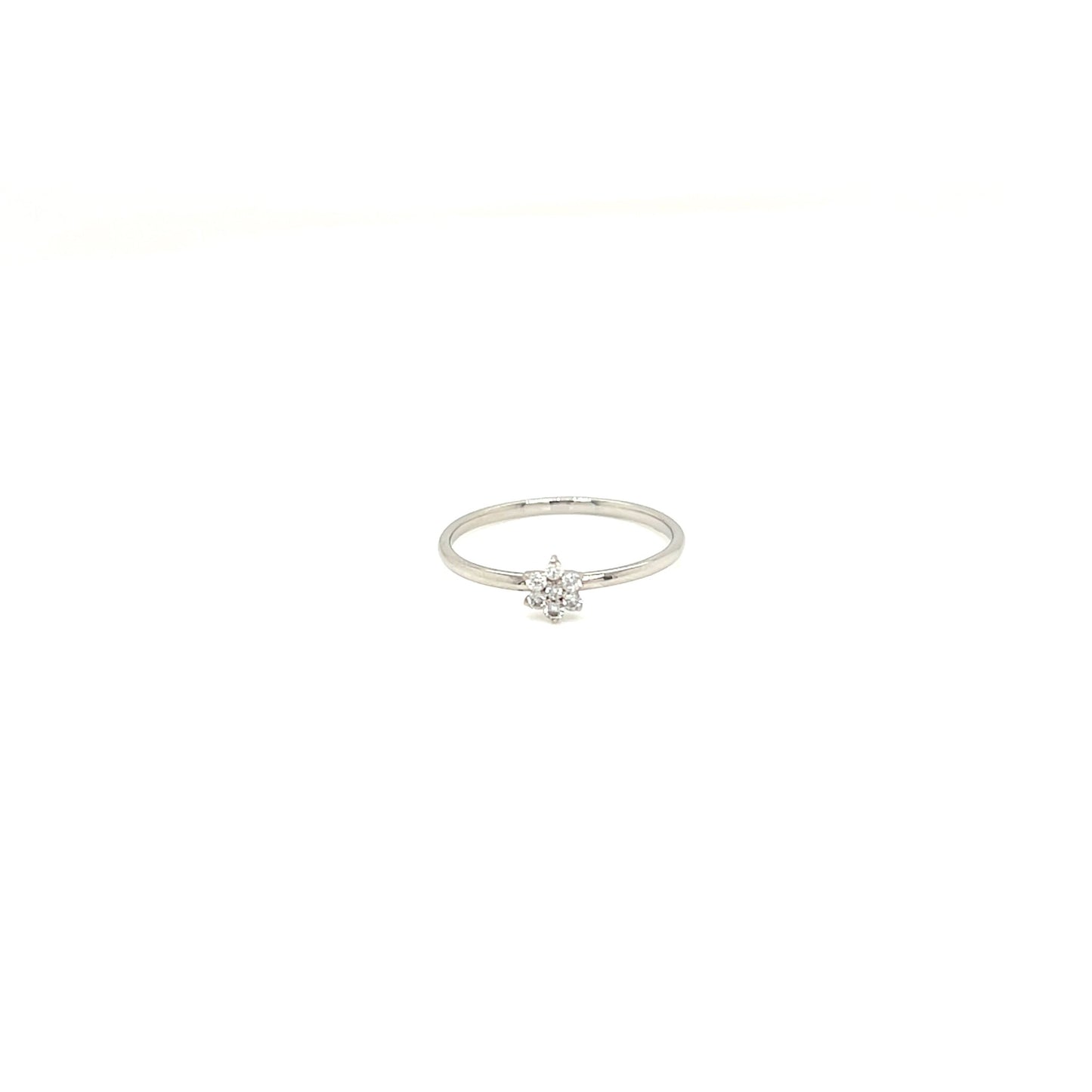 Hexagram Flower Ring 0.1ct - JMW Jewelry Wholesale