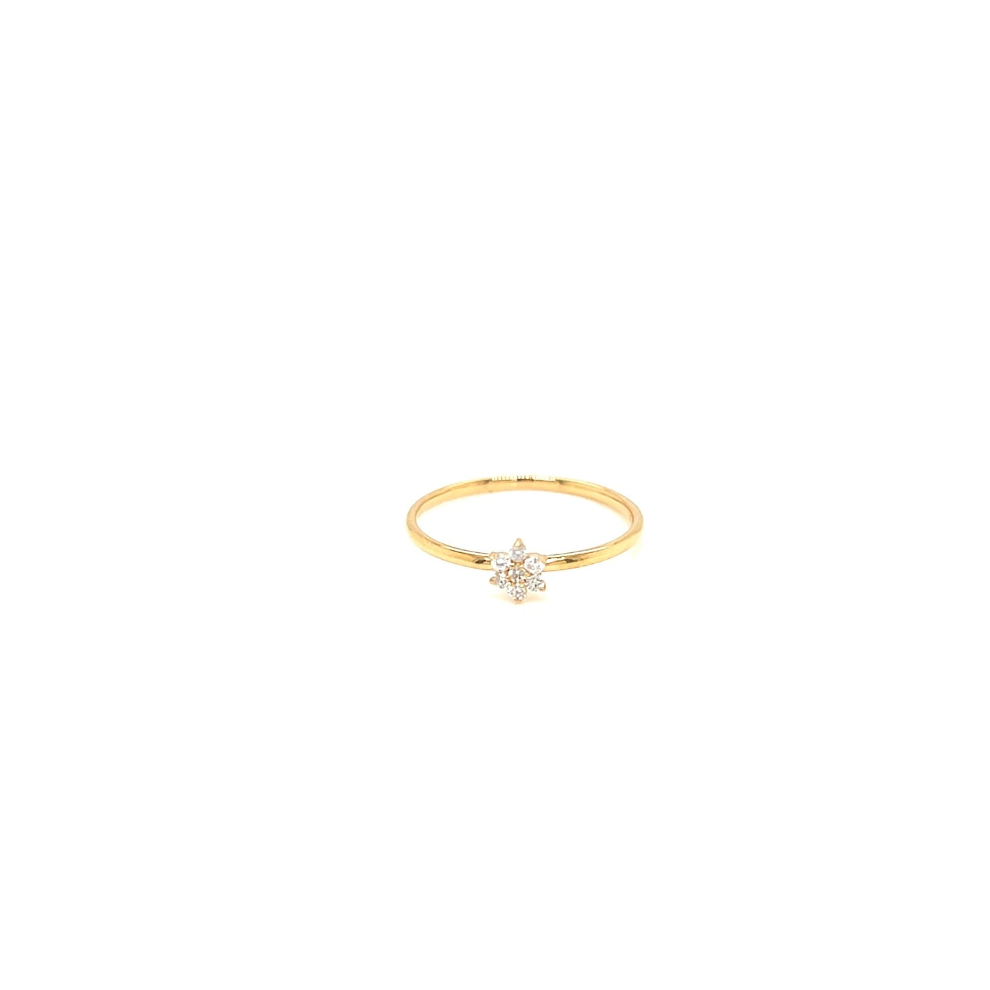Hexagram Flower Ring 0.1ct - JMW Jewelry Wholesale