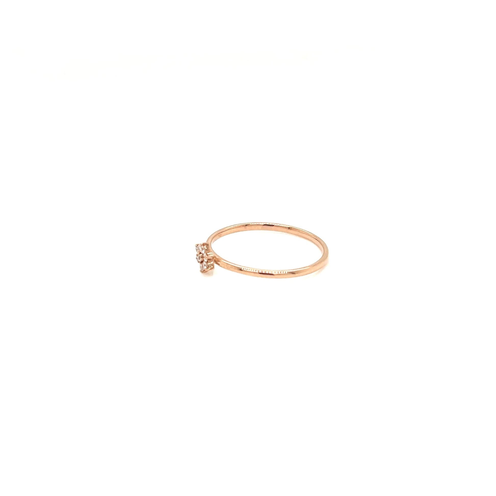 Hexagram Flower Ring 0.1ct - JMW Jewelry Wholesale
