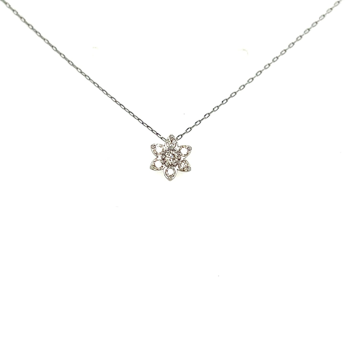 Hexagram Star Necklace 0.15ct - JMW Jewelry Wholesale