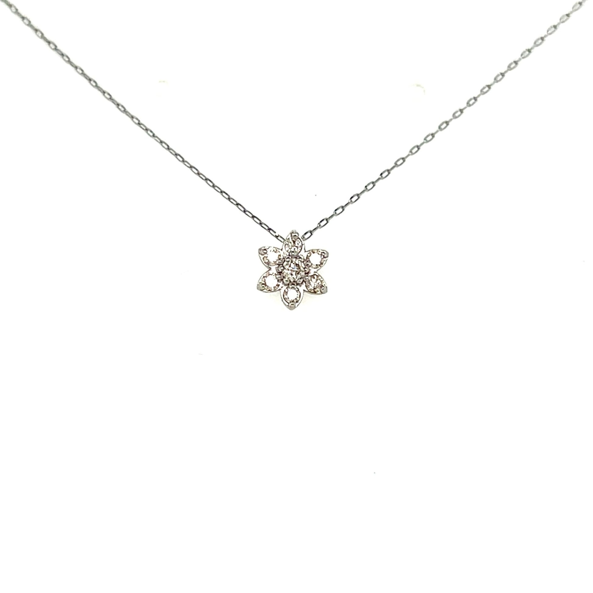 Hexagram Star Necklace 0.15ct - JMW Jewelry Wholesale