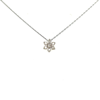 Hexagram Star Necklace 0.15ct - JMW Jewelry Wholesale