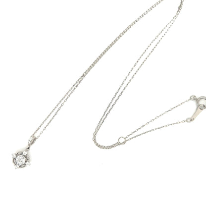 Hollow Four Pointed Star Necklace 0.15/0.07ct - JMW Jewelry Wholesale