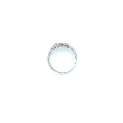 Hollow Ribbon Ring 0.3ct - JMW Jewelry Wholesale