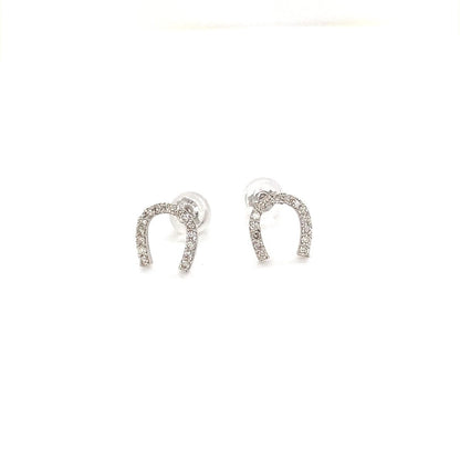 Horseshoe Earrings 0.2ct - JMW Jewelry Wholesale