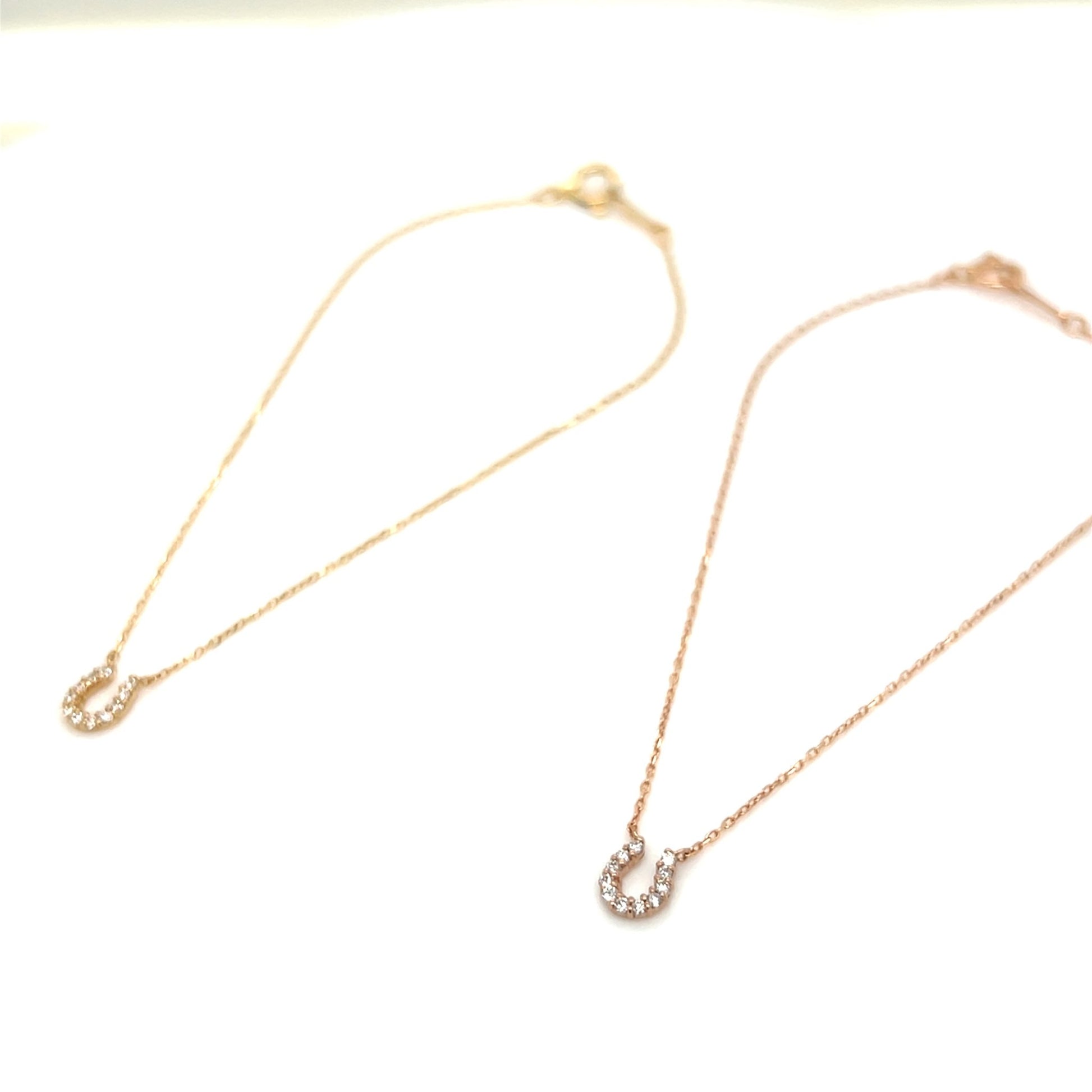 Horseshoe N Bracelet 0.05ct - JMW Jewelry Wholesale