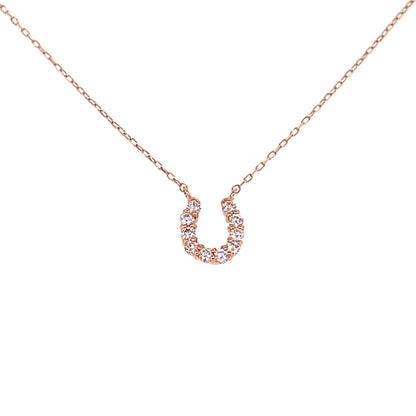 Horseshoe Necklace 0.1ct - JMW Jewelry Wholesale