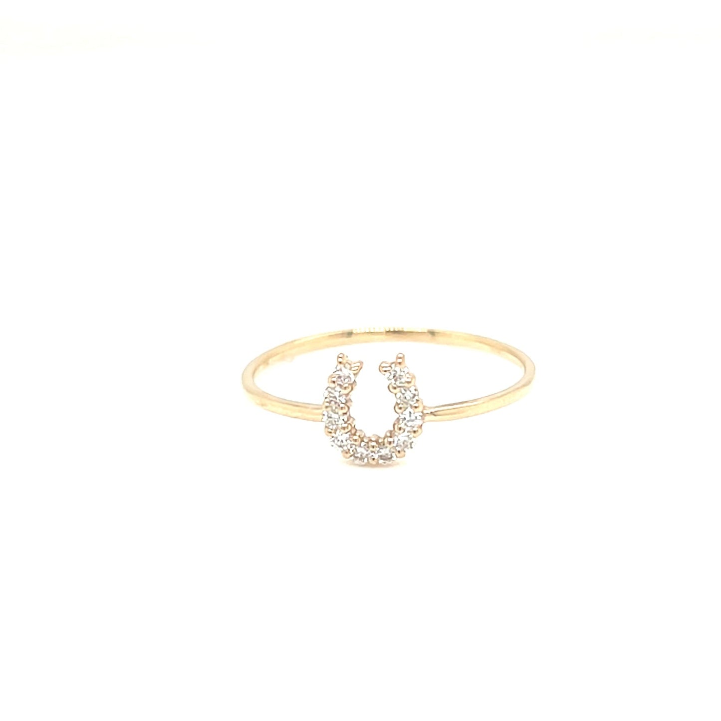 Horseshoe Ring 0.1ct - JMW Jewelry Wholesale