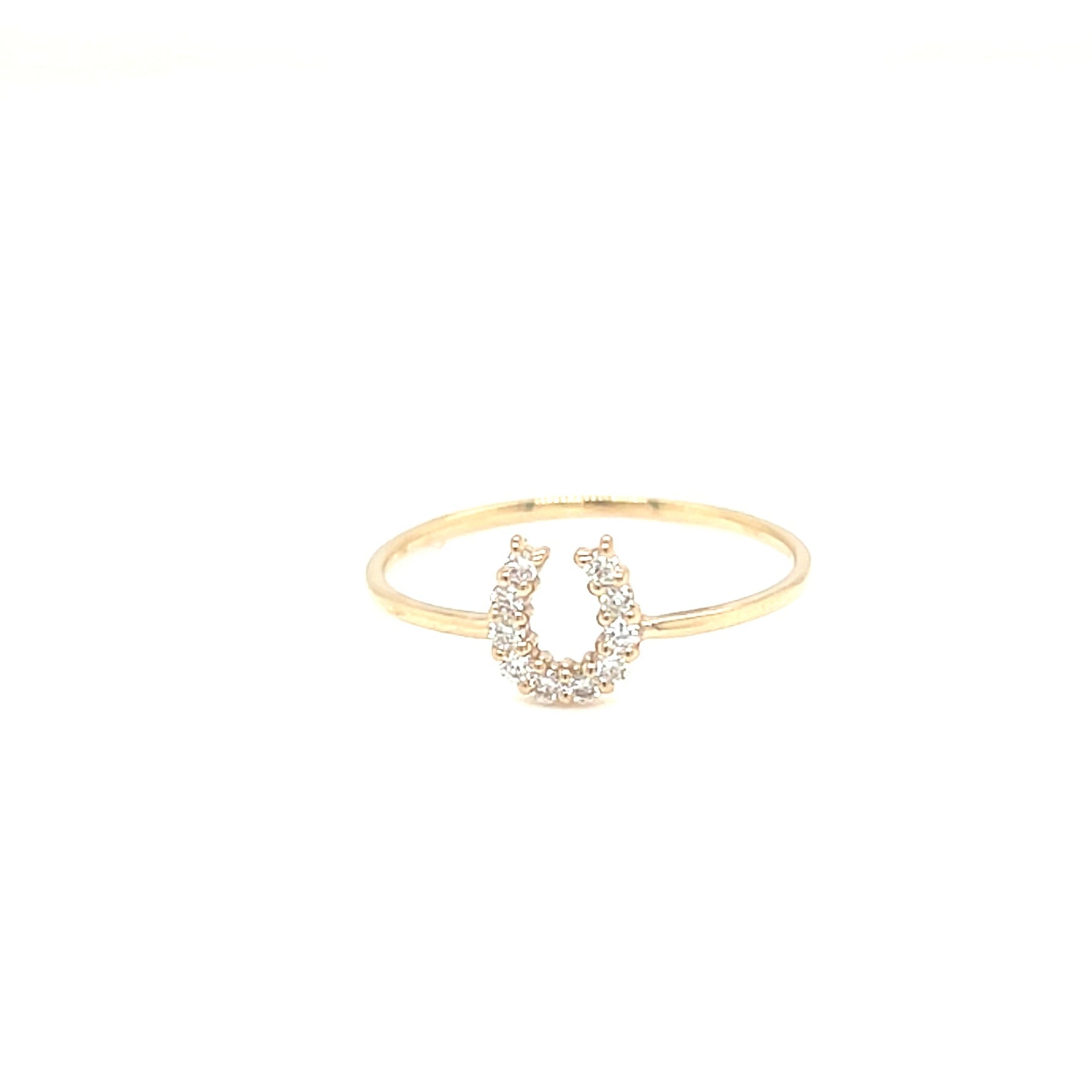 Horseshoe Ring 0.1ct - JMW Jewelry Wholesale