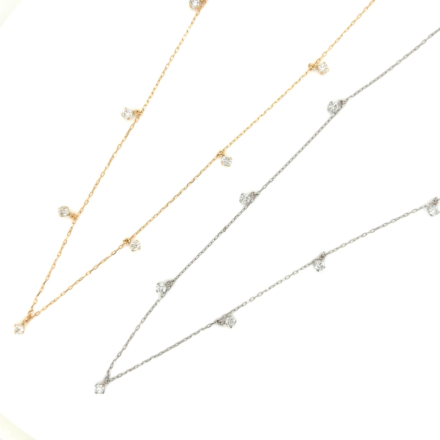 Station Necklace N 0.5ct