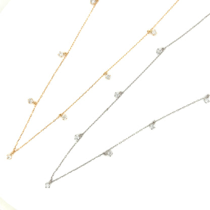 Station Necklace N 0.5ct