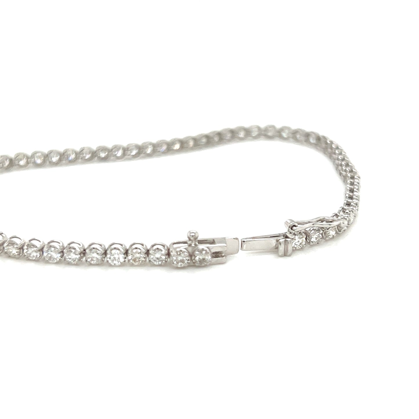 K18 Tennis Bracelet N 3ct