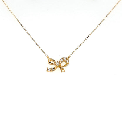 Ribbon Necklace 0.06ct