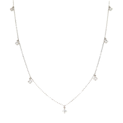 Station Necklace N 0.5ct