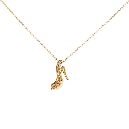 High Heel Necklace 0.05ct