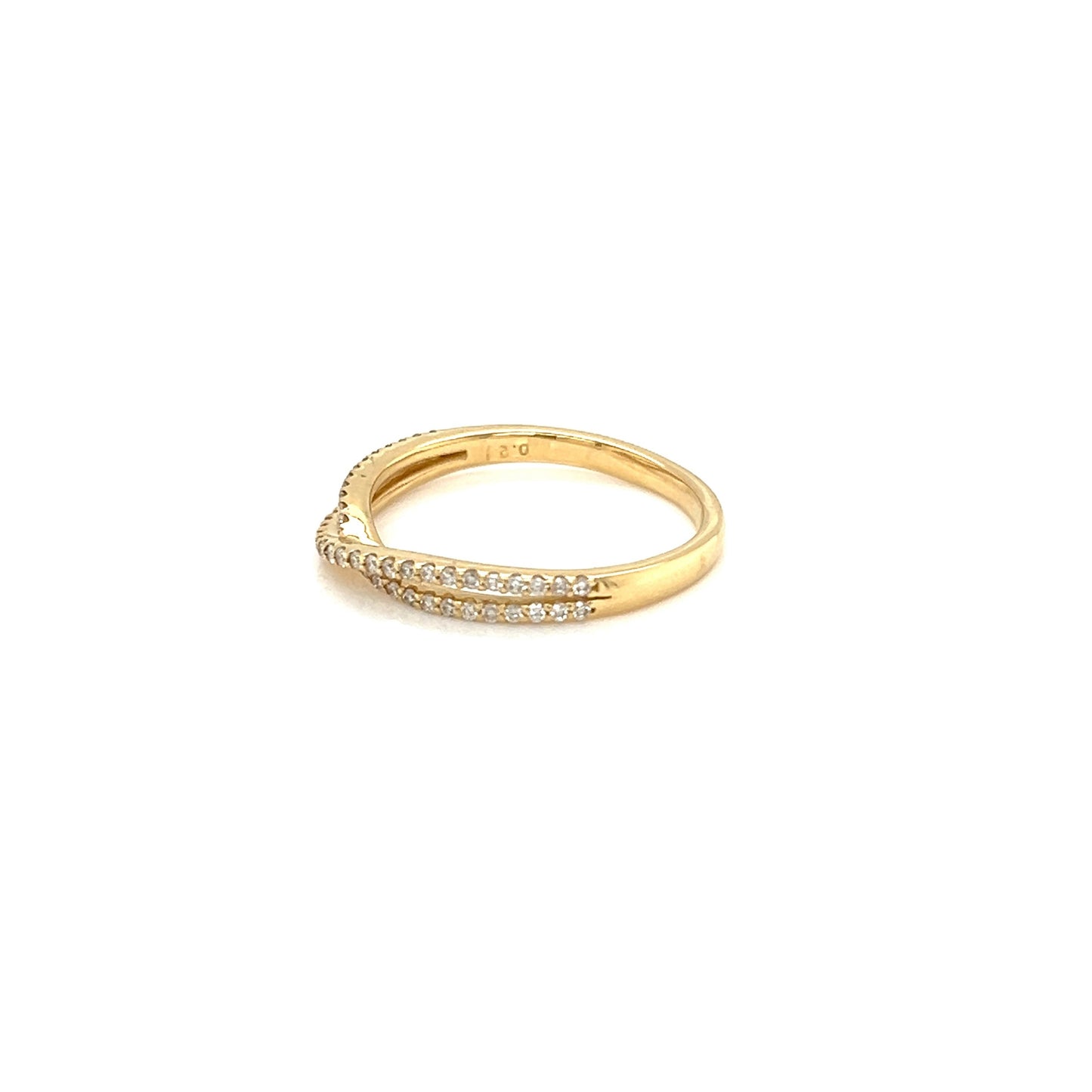 Wave Ring 0.21ct