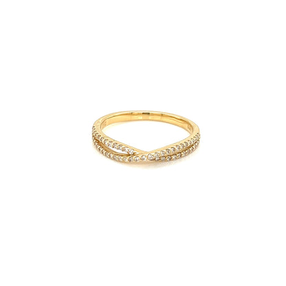 Wave Ring 0.21ct