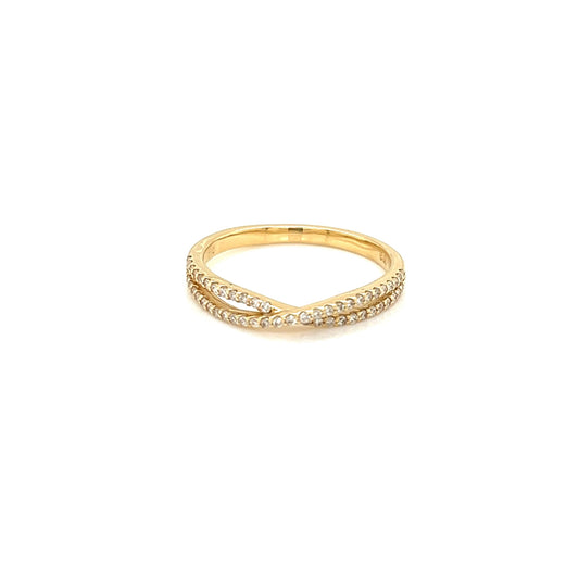 Wave Ring 0.21ct