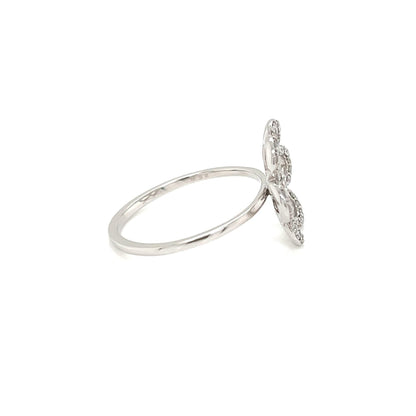 Hollow Flower Ring 0.32ct