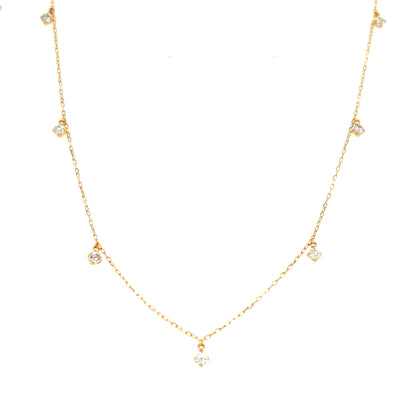 Station Necklace N 0.5ct