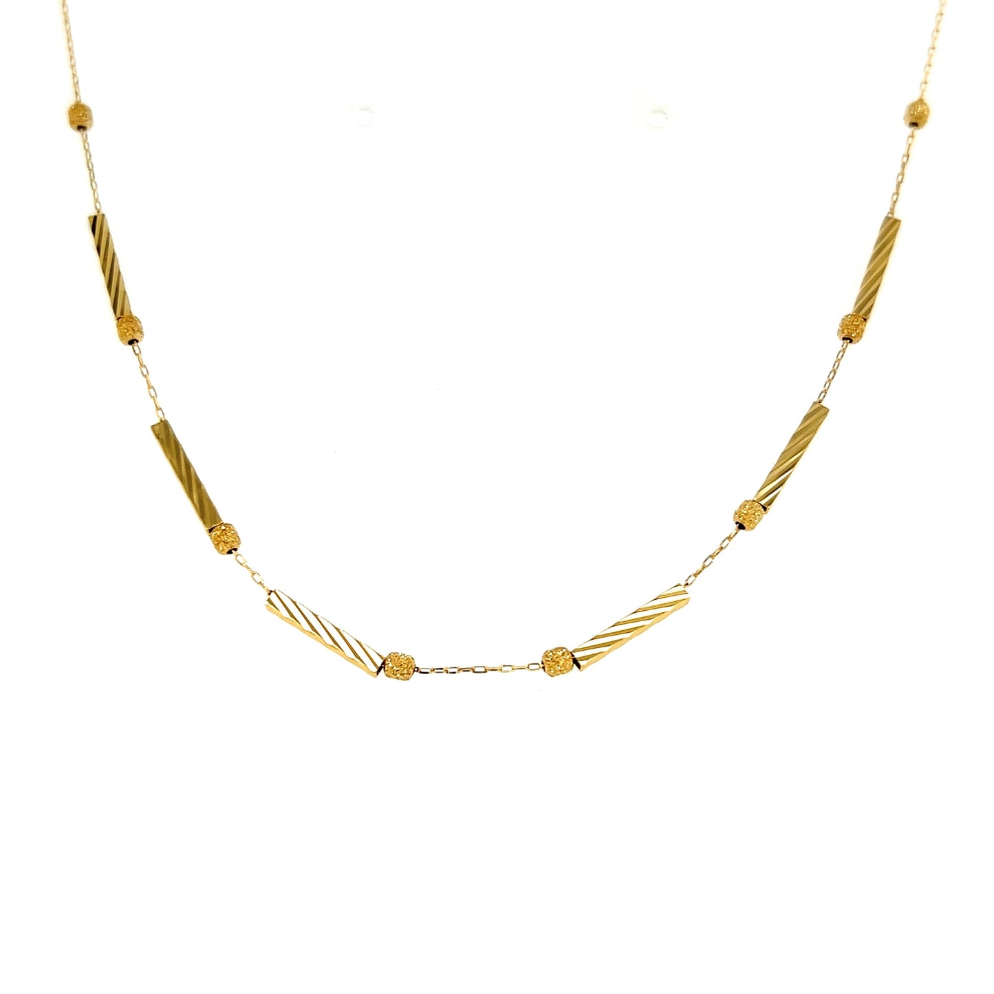 Gold Line Movable Necklace