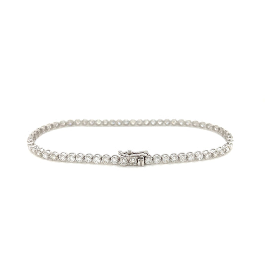 K18 Tennis Bracelet N 3ct