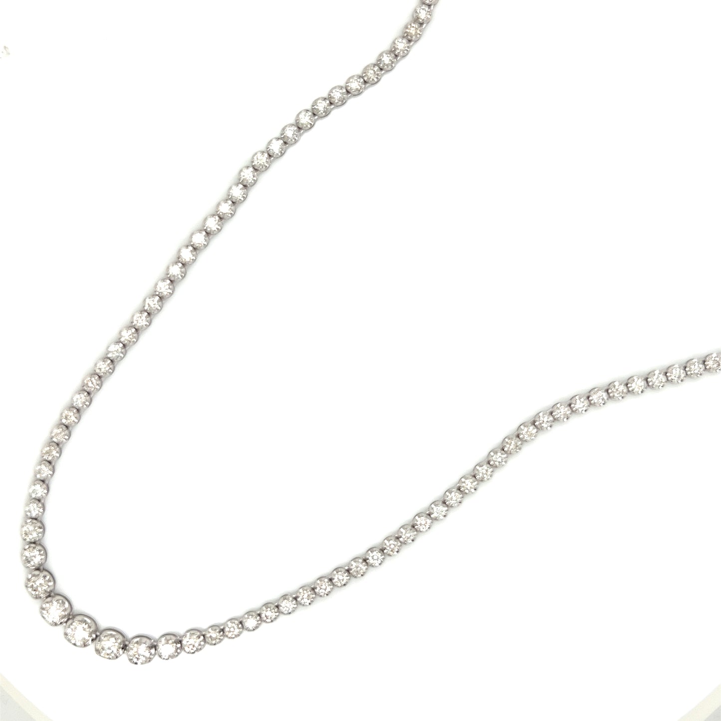 K18 Tennis Necklace T 5ct