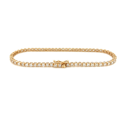 K18 Tennis Bracelet N 2ct