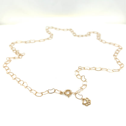 Gold Cat shape chain