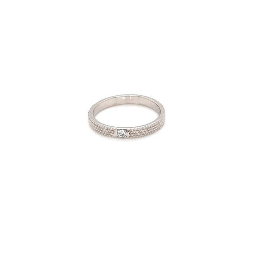 Single Dia Rough Ring 0.03ct