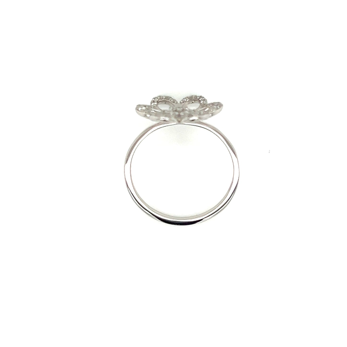 Hollow Flower Ring 0.32ct