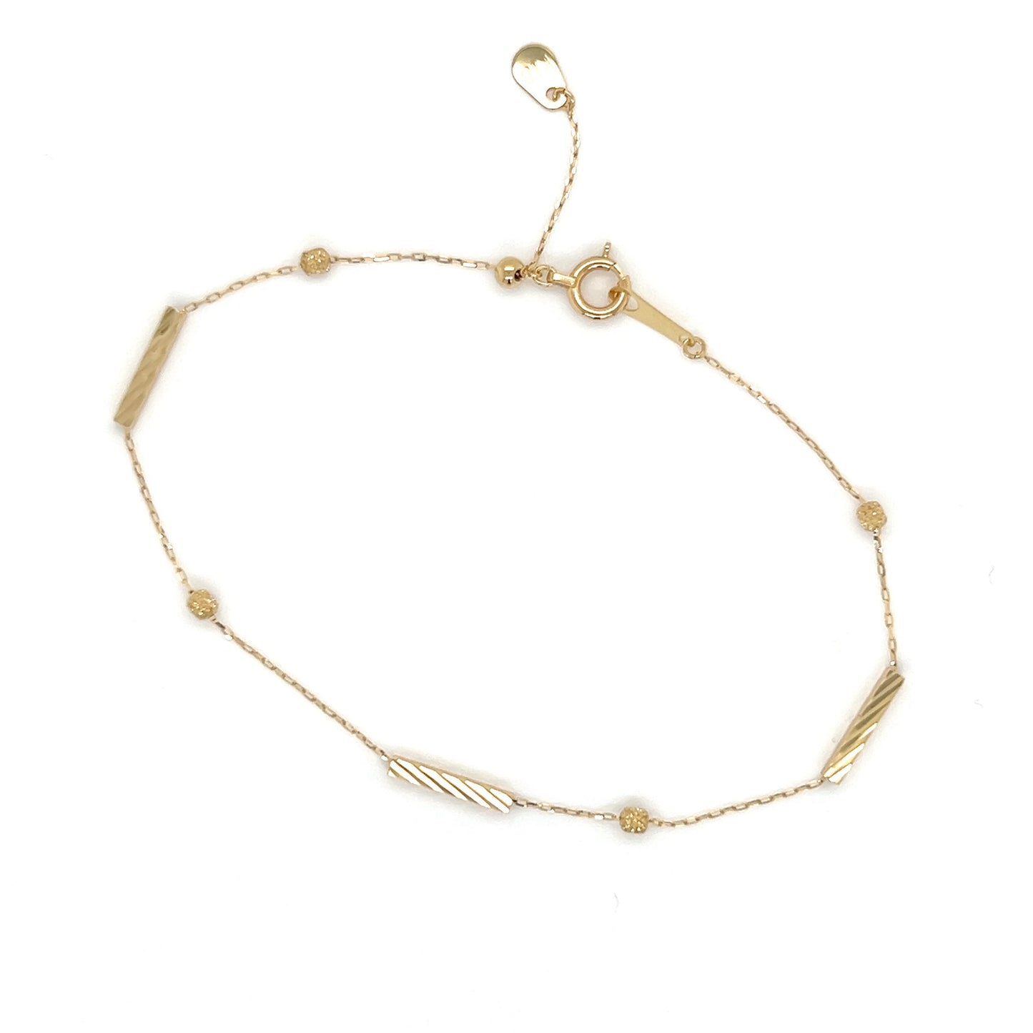 Gold Line Movable Bracelet