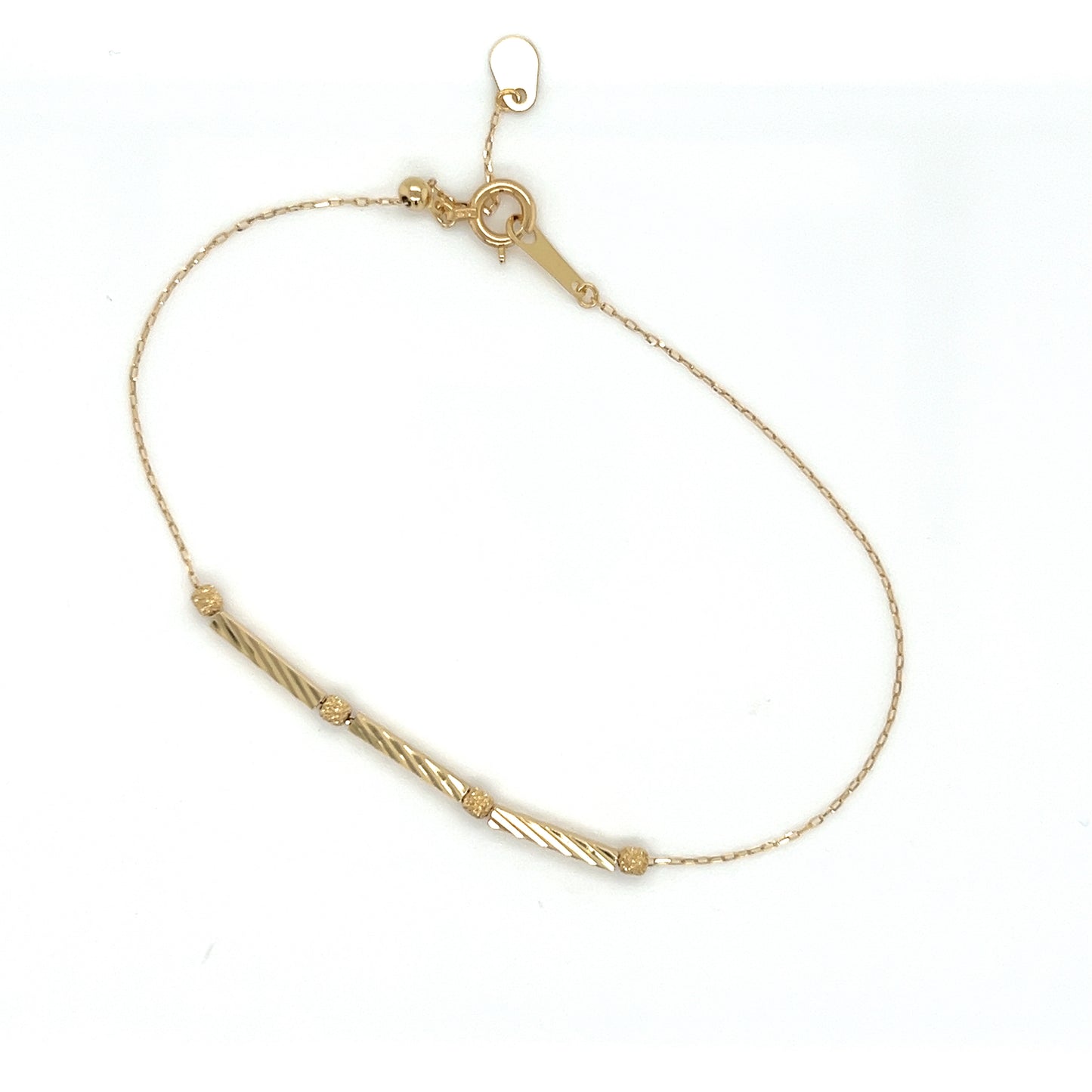 Gold Line Movable Bracelet